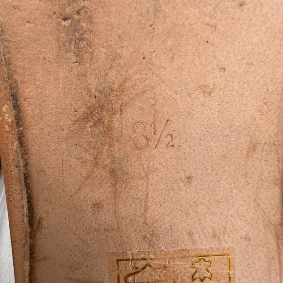 Madewell Brown Leather Pointed-Toe Mules Size 8.5 - Picture 6 of 7